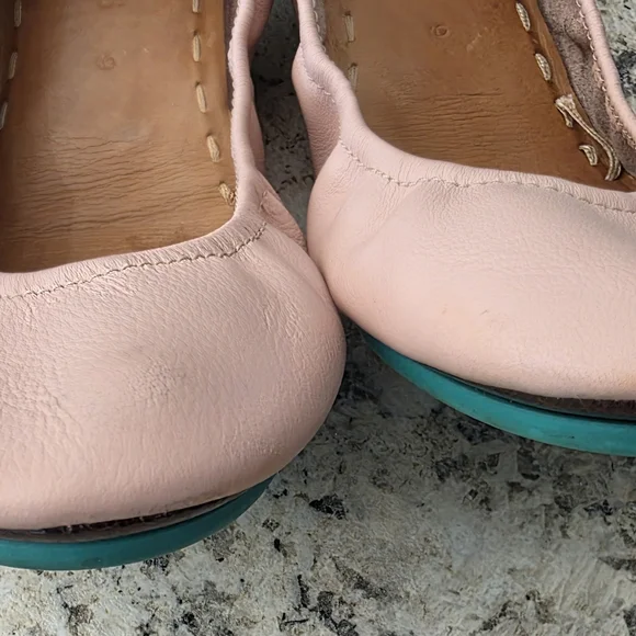 Tieks Women's Pink Ballet Flats - Picture 5 of 5